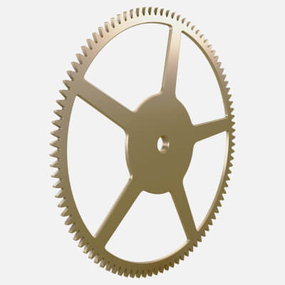 Gear Spur D593mm T18mm M1